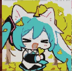 秋天のmiku 材质图