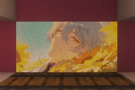 花海中的对视（周日） 材质图