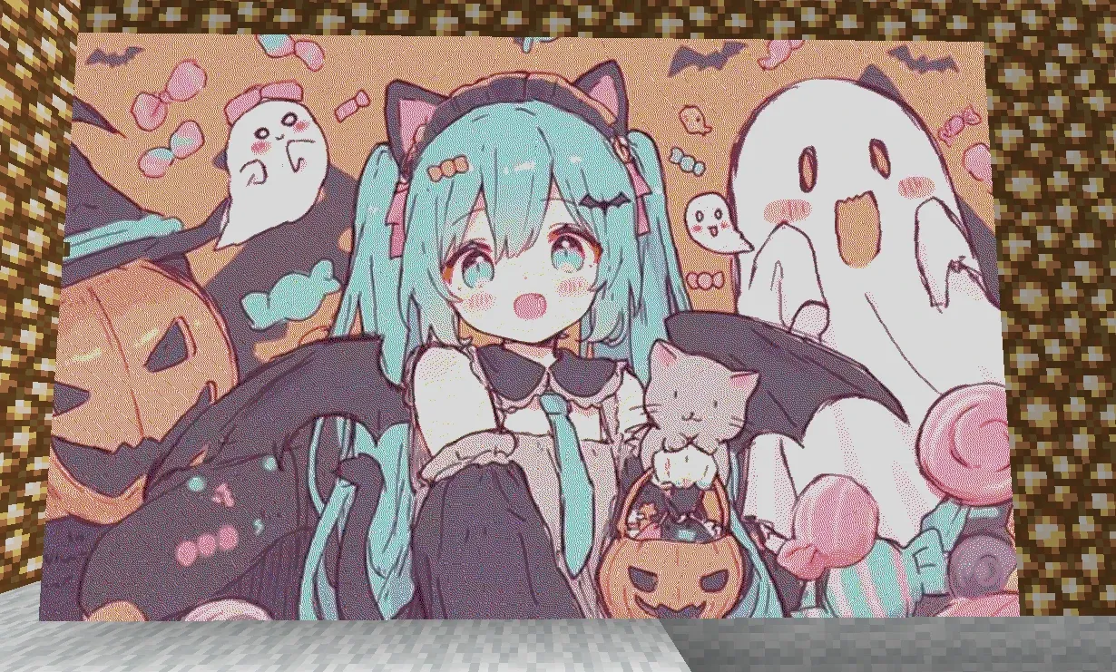 万圣节初音未来 材质图