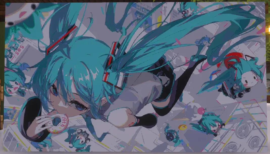 Miku-都市漫游 材质图