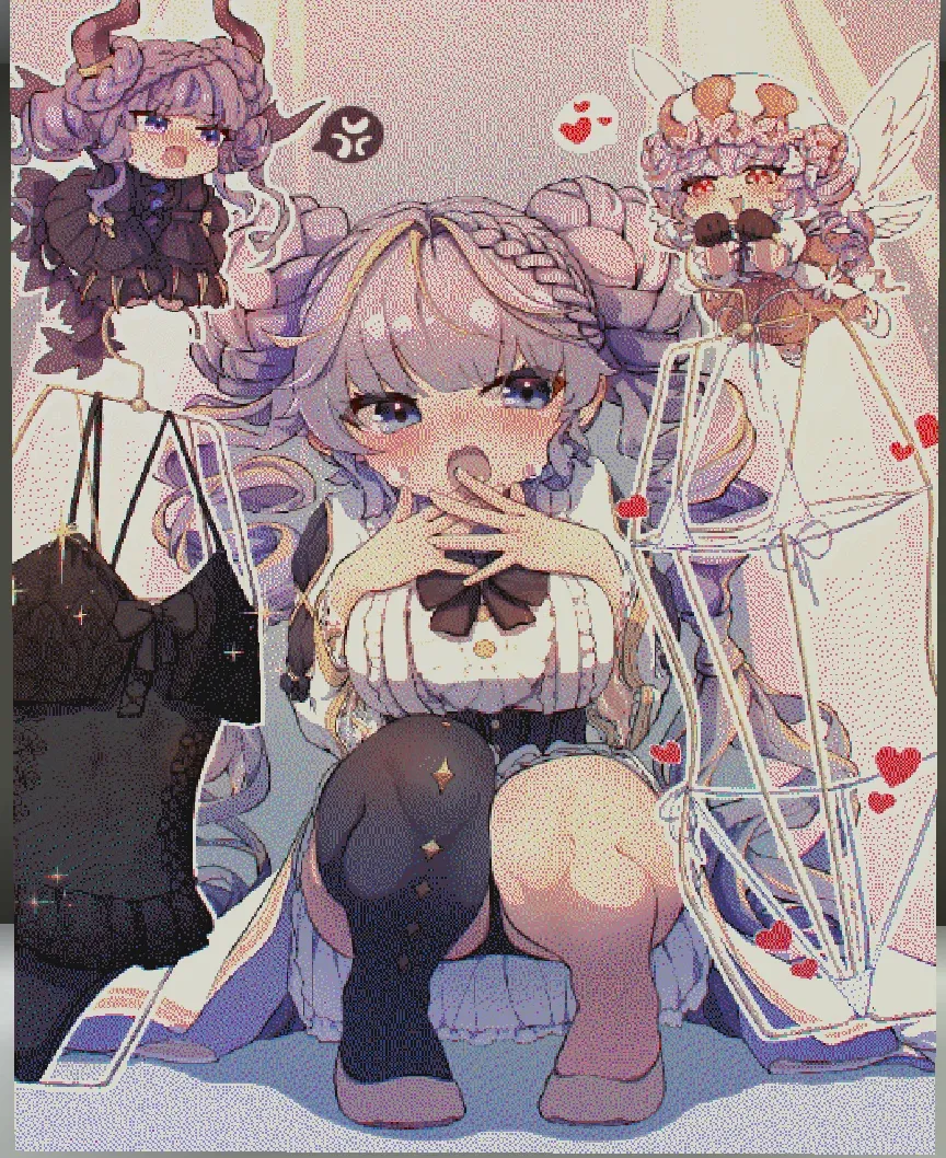 天魔之声选姬·华耳琴璃 材质图