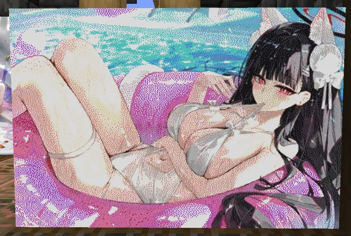 泳装调月莉音 材质图