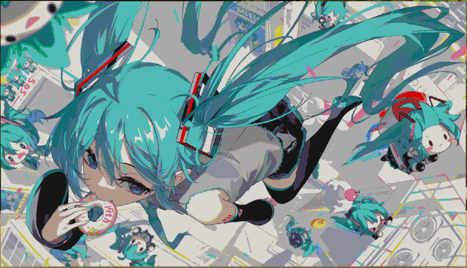 Miku-都市漫游 材质图