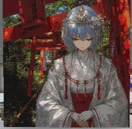 神社绫波丽 材质图