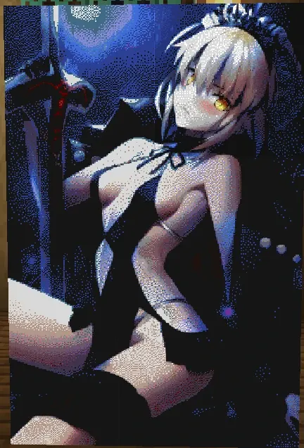 saber雨夜 材质图